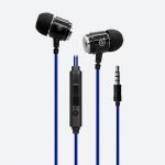 AU03 Gadjet Earphones Blue + Silver
