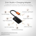 AU12 Gadjet 2-in-1 Audio and Charging Adapter for iphone and Lightning Devices Specifications