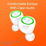 AU13 Gadjet Twin Wireless Earbuds With Charging Case Comfortable Eartips
