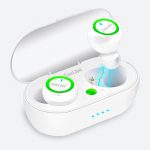 AU13 Gadjet Twin Wireless Earbuds With Charging Case White