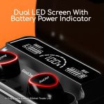 AU25 Gadjet Touch Beats Wireless Earbuds Dual LED Screen With Battery Power Indicator