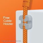 CA09 Gadjet Extra Long Charge + Sync Cable Free Cable Holder