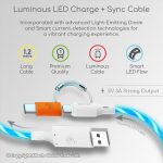 CA16 Gadjet Luminous LED Charge + Sync Cable_