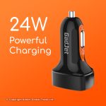 CH16 3-USB Port Power Car Charger Powerful Charging