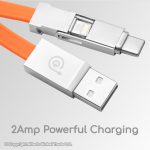 CH19 Gadjet Universal 3-in-1 Mini Magic USB Keyring 2Amp Powerful Charging