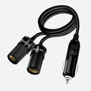Dual Socket Cigarette Lighter Splitter