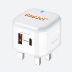 CH33-UK 2 Port Power Adapter For Type-C + USB Charging Main