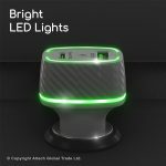 CH39 Gadjet 2-Port Fast Car Charger Bright LED Lights