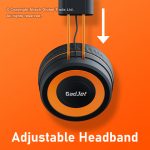 Gadjet AU17 Foldable Hybrid Wireless Headphones Adjustable Headband