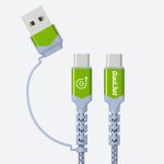 Gadjet CA26 2 Metre Type-C to Type-C Cable with USB-A Converter Main