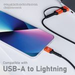 Gadjet CA27 Long 2-in-1 Rapid Charge + Sync Cable USB-A To Lightning