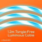GadJet CA34 Luminous LED Charge + Sync Cable - Luminous LED Cable
