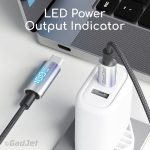 GadJet CA35 100W LED Charge and Sync Cable - LED Power Output Indicator