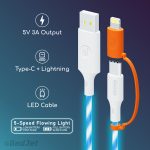 GadJet CA36 Lumionus Glow Charge & Sync Cable - 5V 3A Strong Output