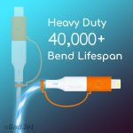 GadJet CA36 Lumionus Glow Charge & Sync Cable - Heavy-Duty Bend Lifespan