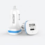 Gadjet CH29 Universal 2.4A Type-C + USB Car Charger Blue Main