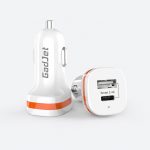 Gadjet CH29 Universal 2.4A Type-C + USB Car Charger Orange Main