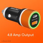 GadJet CH31 Type-C and USB Car Charger - 4.8 Amp Strong Output