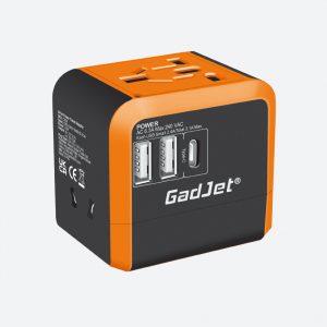 Universal 3-Port Power Travel Adapter