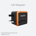 Gadjet CH34 3-Port Power Travel Adapter UK Adapter