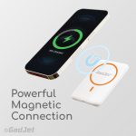 GadJet CH34 MagJet 5000mAh Fast Wireless Power Bank - Powerful Magnetic Connection