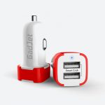 Gadjet CH35 Universal 2.4A 2USB Car Charger Red Main