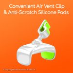 HL01 Gadjet Car Mount Vent Holder Extendable Arm Bracket and Anti-Scratch Silicone Pads