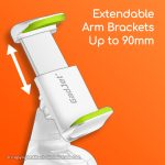 HL06 Gadjet Suction Phone Holder Extendable Arm Brackets Up to 90mm