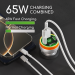 GadJet CH46 Rapid 4-Port Car Charger - 65W Max Charging