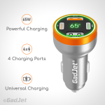 GadJet CH46 Rapid 4-Port Car Charger - Specs