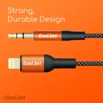 AU28 AUX to Lightning Cable Durable Design