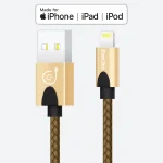 CA05 Gadjet MFI iPhone Cable Gold