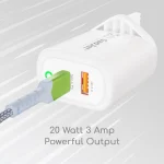 CH40 Gadjet Rapid 2-Port Power Adapter 20W Power