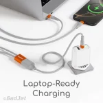 GadJet 100W Dual Ultra Power Charge & Sync Cable - Laptop Ready Charging